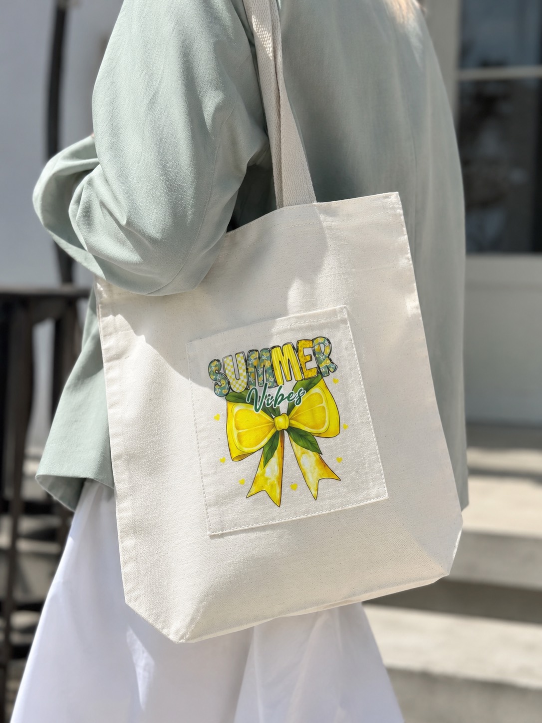 کیف پارچه‌ای طرح Summer Vibes